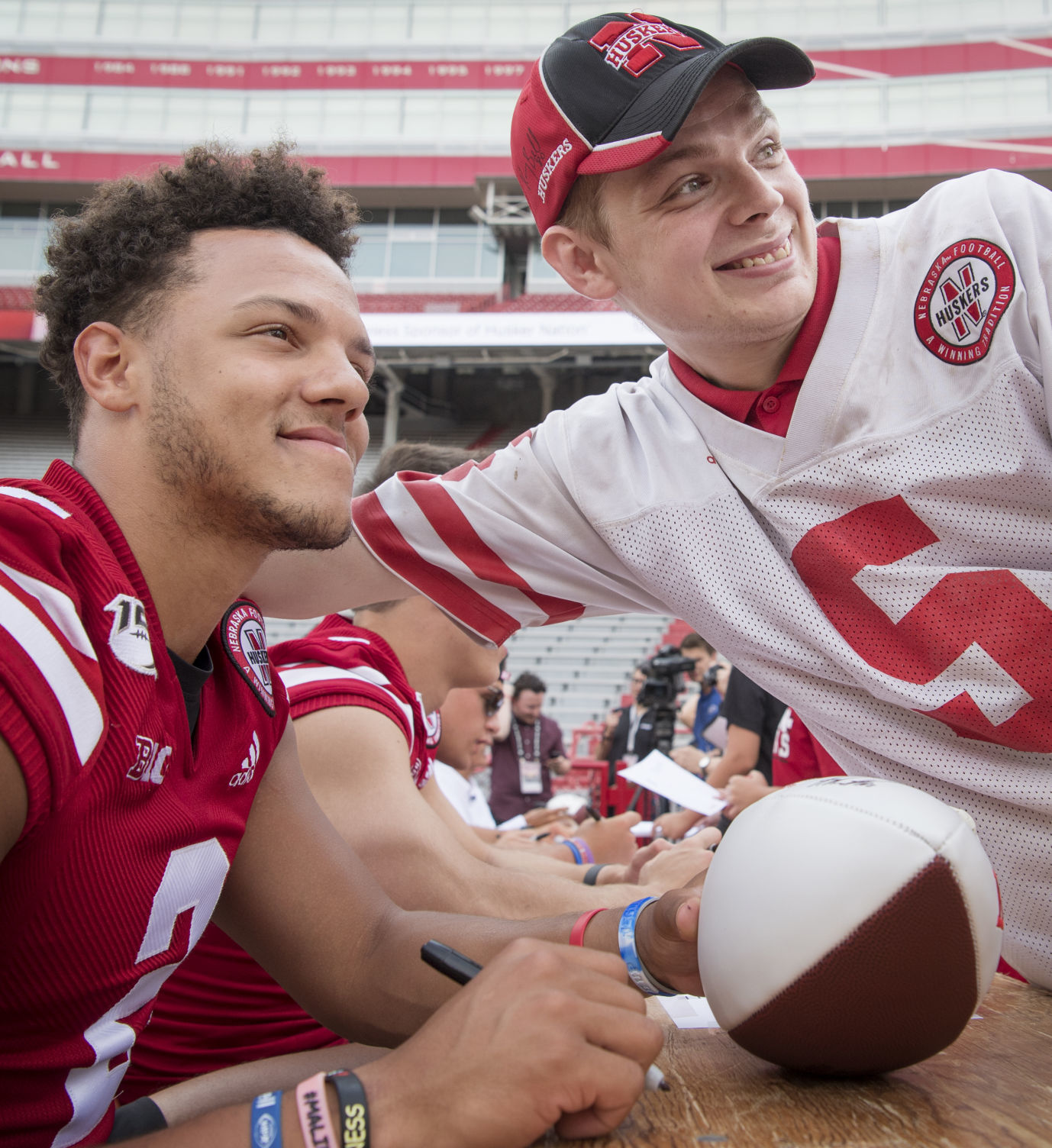Husker fan day, 8.1